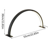 LED Nail Desk Lamp for Manicure Eyelash Extensions, 25W Adjustable Brightness Metal Foldable Task V1369-AZ3-W-21562
