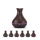 Essential Oil Aroma Diffuser and Remote - 400ml Tulip Dark Ultrasonic Humidifier V238-SUPDZ-31493469700176