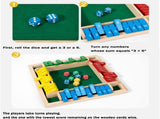 Shut The Box-Wooden Dice Board Game, Funny Shut The Box Game 2-4 Player, Board Games Gift for V1189-LWWAL-20260325-00282