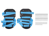 Lawn Aerator Shoes Garden Scarifier Shoes Soil Aeration Spike Shoes for Patio Yard Grassland Blue V1294-YM0718-3111220248511