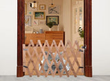 Folding Fence Pet Isolation Gate Expanding Fence Outdoor Indoor, Tall Retractable Dog Gate for The V1369-AZ3-W-03073