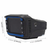 2.4 Video Camera Dvr & Radar Detector - Hd 720P PRL-4375SMC
