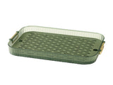 Dish Drain Tray Multipurpose Innovative Light Luxury Double Layers Efficient Draining Drain Tray for V1294-YM0710-3118230377212