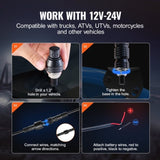 2 PCS 5 FT Whip Light, APP & RF Remote Control Led Whip Light, Waterproof Spiral RGB Chasing Lighted V952-CRKJPPTDZ5YCJCVCMV9