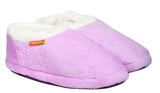 ARCHLINE Orthotic Slippers CLOSED Arch Scuffs Pain Relief Moccasins - Lilac - EU 43 V563-AS711-43