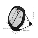 Golf Chipping Practice Net Black 210D Polyester Training Net for Golfers, and Portable 1 Set V1366-AZ2-W-19267