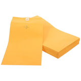 100Pcs Manila Clasp Envelopes Yellow Kraft Paper Letter Size for Business Document Organization V1370-AZ4-08610