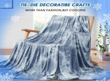 Cooling Blanket King Size for Hot Sleepers Light Blue V1258-DP02-C-672