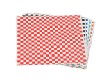 240 Sheets Checkered Dry Waxed Deli Sheets Grease Resistant Food Basket Liners Deli Wrap Wax V1294-YM0703-3118230145211