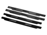 4pcs Barbecue Wind Screen Professional Portable Stainless Steel Grill Wind Guard for Camping Picnic V1294-YM0703-3111230086211