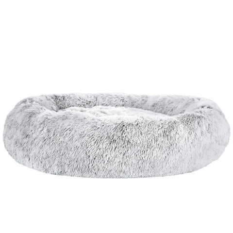 i.Pet Pet Bed Dog Cat 110cm Calming Extra Large Soft Plush Light Charcoal PET-BED-D110-CO