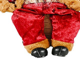 Santa Decoration Cute Image Santa Figurines Doll Toy Holiday Style Tabletop Santa Ornament for Party V1294-YM0901-3115240088511