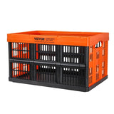VEVOR Plastic Collapsible Storage Basket, 45L 3 Packs, Folding Stackable Storage Containers/Bins V952-KZDSLCWKCSHS132ETV0