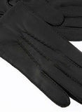 Dents Mens Cashmere Lined Handsewn Kangaroo Leather Gloves - Black V563-5-7016BLACK-M
