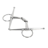 135mm Horse Mouth Bit Stainless Steel Horse Cheek Snaffle for Cultivation Outdoor Gift V1294-YM0718-3111220223011