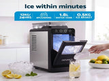 Devanti Ice Maker Ice Slim Compact Countertop Machine 12KG/24H for Home IM-ZB-12U-BK