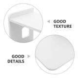 White Plastic Desktop Printer Riser for Table Multilayer Storage V1366-AZ2-W-21973