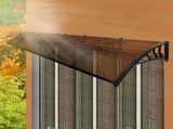 Mountview Window Door Awning Outdoor 1M X 6M Brown 1x6M OD1006-1X6-BK