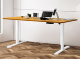 Levede Motorised Standing Desk Adjustable 140cm Natural 1000x 1MM DH4948-140S-WHNT