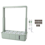 Hydroponics Growing System Indoor Garden 15 Pods Hydrophonics Planter Grower with LED Grow Light for V1294-YM0901-3111240173611