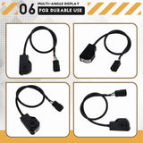HXJS-4805D Electric Pedal Accelerator Coil Kit, 0-4.65V Output, 12-96V Input, Accelerator Control V1192-AZ-W-23070