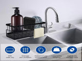 Allecta - Sponge holder and organizer for sink - Draining rack and soap dish with brush holder V1189-WXFBOL-146-1
