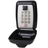 Key Lock Box, Wall Mounted Key Storage Box with 12-Digit Keyboard Combination, Resettable Code, V1192-AZ-W-16024