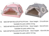 Cat Princess Indoor Tent House Pet Dog Cute Floral Cave Nest Bed Portable Dog Tents V1370-AZ4-11231