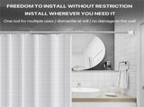 Tension Rod, No Drill Closet Rod Installation, Telescopic Support Bar for Clothes Drying, Wardrobe V1192-AZ-W-29989