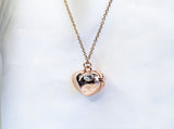 Gift Box - Love Heart Rose Gold Aroma Necklace Purify Oil Blend V760-GBAJ - 41