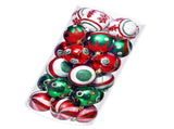 30PCS Xmas Balls Ornaments 2.4 Inch Plastic Multi Color Xmas Tree Hanging Balls for Holiday Birthday V1294-YM0901-3115240056111