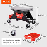 VEVOR Mechanic Stool Creeper Seat 300lb Rolling Shop Stool with Tool Trays V952-DSNHXCD300BYRE1RIV0