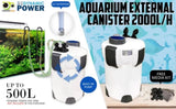 Aquarium UV Light External Canister Filter 2000L/H Media Kit V274-AQ-HW304
