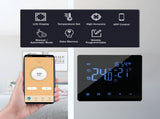 WiFi Smart Thermostat Electric Heating 16A Temperature Controller LCD Display Touch Screen Week V1294-YM0901-H47524W-2
