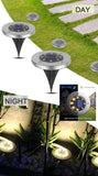 8 Pack LED Solar Pathway Lights Outdoor Solar Ground Lights V178-14728