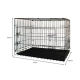 Little Buddies Royale 36in Foldable Pet Wire Dog Crate Enclosure - Medium D0677