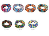 Wide Headbands for Women Workout Head Bands for Womens Hair African Knotted Non Slip Headwrap V1192-AZ-W-26000