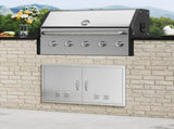 BBQ Access Door, 914x534 mm Double Outdoor Kitchen Door, Stainless Steel Flush Mount Door, Wall V952-SMMBSCJMYS36I3IIAV0
