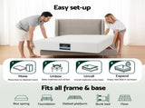 Giselle 20cm Memory Foam Mattress Green Tea King Single FOAM-C-MFM-PURE-H20-KS
