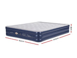 Weisshorn Air Mattress Queen Inflatable Bed 46cm Air bed Cube AMAT-CUB03-46-Q-GYBL