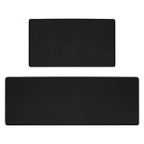 GOMINIMO PVC Kitchen Mat 2pcs Set Black V227-3720262000990