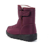 Women's Waterproof Snow Boots, Warm Fleece-Lined Winter Boots with Non-Slip Outdoor Sole for Cold V1189-LC-DG-00242