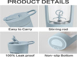 Electric Shaker Bottle, Blender Bottles For Protein Mixes, Portable Mixer Cup, Rechargeable Shake V1366-AZ2-W-03914