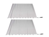 Fireplace Mesh Screen Curtain 2 Wide Panels Hanging Replacement Screens for Home Wood Burning V1294-YM0706-3114230116512