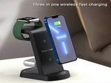15W 3-in-1 Wireless Charging Station for iOS & Android Devices V1263-JX-5015