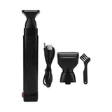 Men's Back Hair Remover USB Rechargeable Body Hair Trimmer Adjustable Shaver V1263-JX-6180
