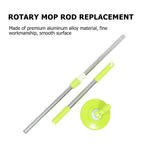 Stainless Steel Rotary Mop Pole Replacement, Green, Durable and Easy to Use, 1Set V1192-AZ-W-25620