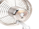 Small USB Desk Fan 3 Speed Adjustable Quiet Metal Retro Desktop Fan 360 Degree Rotation Rechargeable V1294-YM0901-3113250114412