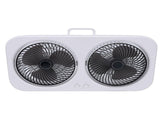 Portable Desktop Fan Rotating USB Rechargeable Quiet Cooling Hanging Dual Head Table Fan for Bedroom V1294-YM0901-3113260000911
