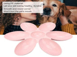 Cat Water Bowl Multiple Case Food Water Feeding Bowl Six Petals Plastic Puppy Food V1370-AZ4-05381